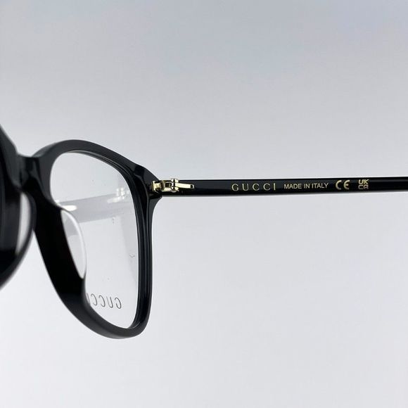 Gucci GG1360O 001 Eyeglasses Black Square Women - Picture 10 of 12